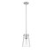 Z-Lite Kira Pendant, 1-Light, 5 In.W x 8 In.H, Brushed Nickel/Clear 7508MP-ROD-BN - alternate 4